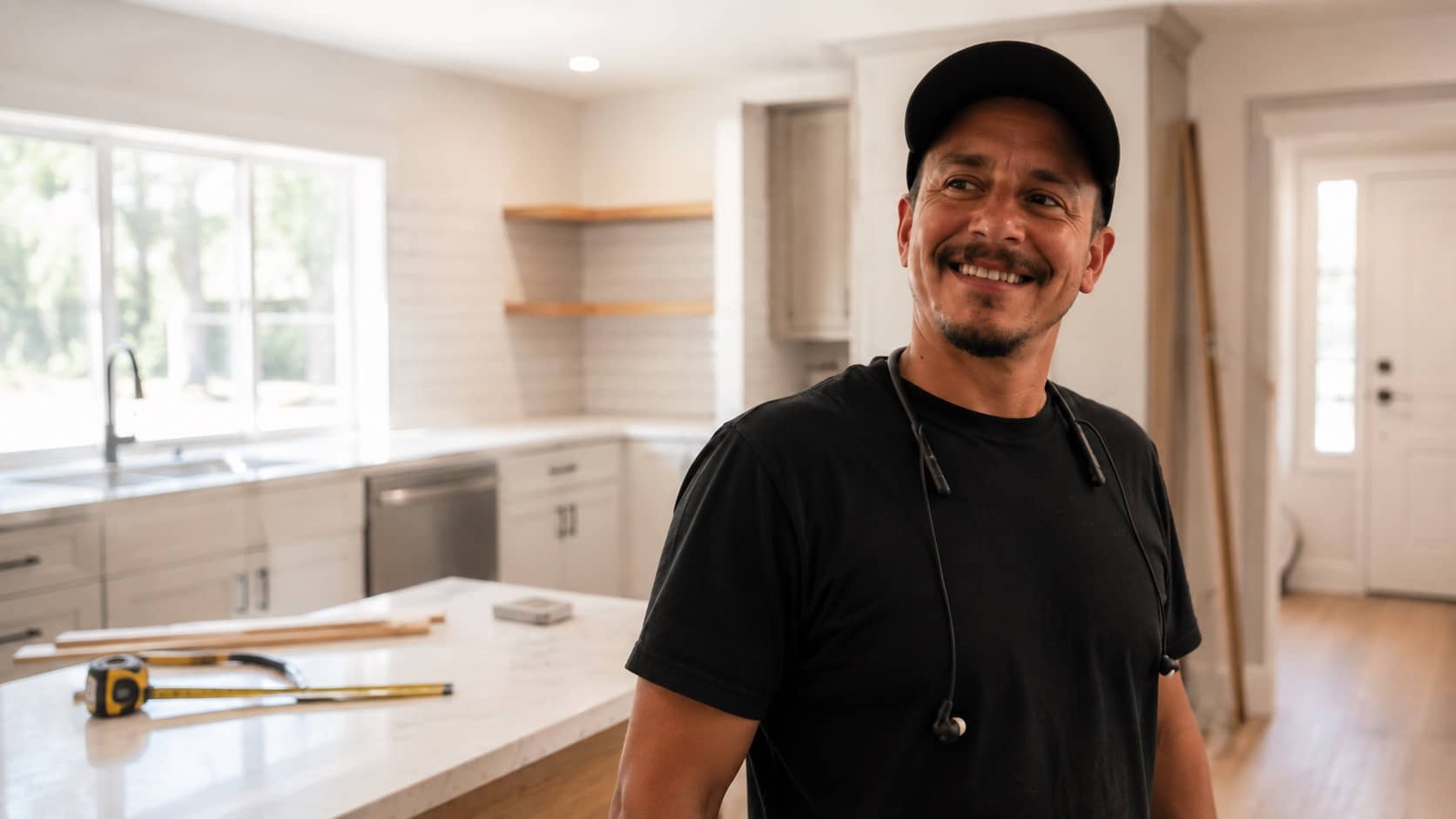Zack, owner of Zack of All Trades, on site in a Denver-area kitchen
